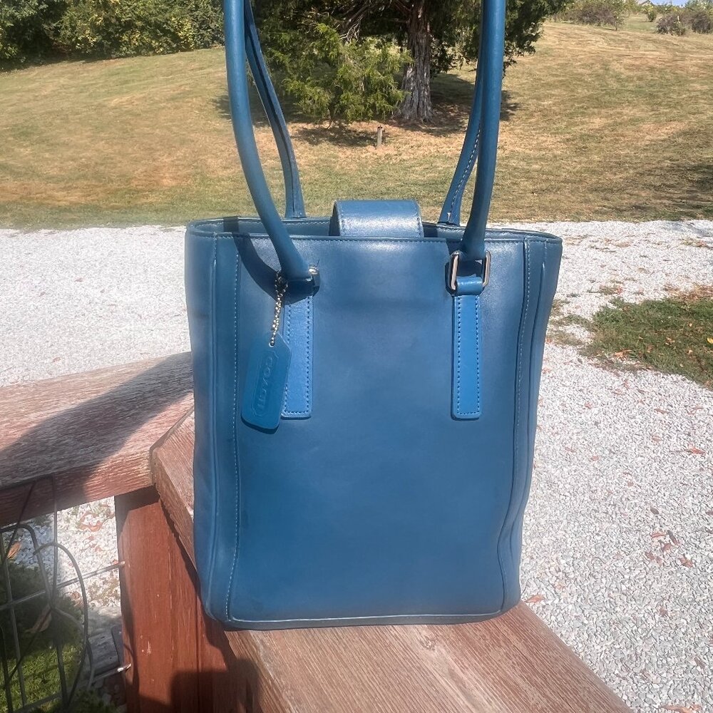 Coach Bonnies Legacy Tote in Blue